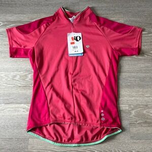 NWT Pearl Izumi Select Cycling Jersey Womens Lrg Pink Red Athletic Active Biking